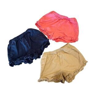 Bundle of Crewcuts Ruffle Pull-On Shorts sz 6 Girl's Chino Shorts